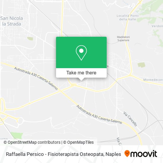 Raffaella Persico - Fisioterapista Osteopata map