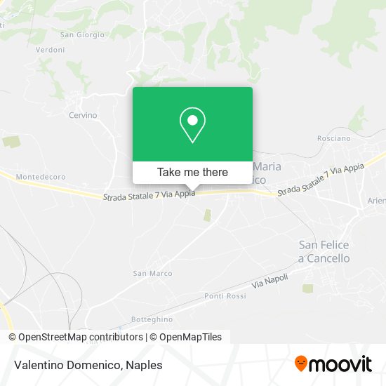 Valentino Domenico map
