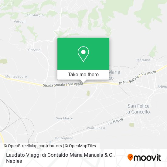 Laudato Viaggi di Contaldo Maria Manuela & C. map