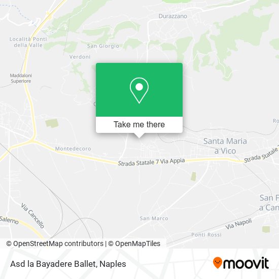 Asd la Bayadere Ballet map