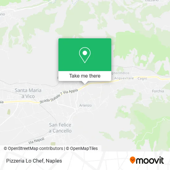 Pizzeria Lo Chef map