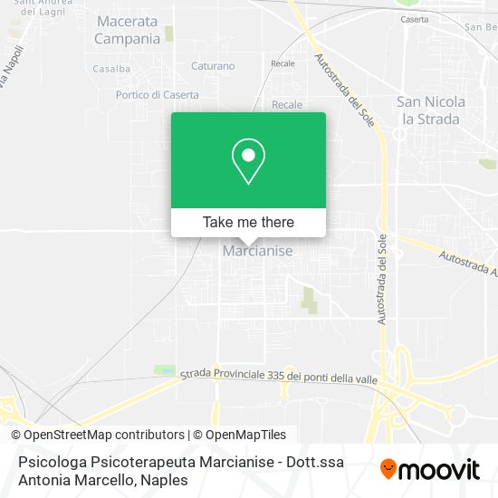 Psicologa Psicoterapeuta Marcianise - Dott.ssa Antonia Marcello map