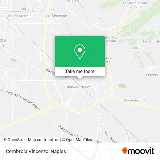 Cembrola Vincenzo map