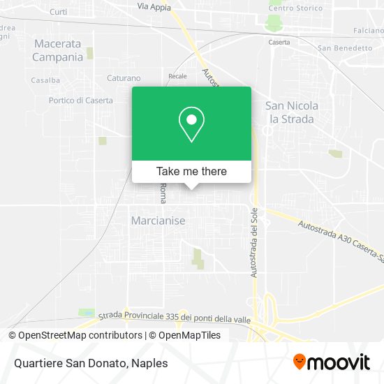 Quartiere San Donato map