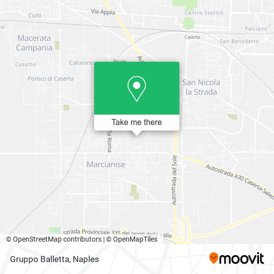 Gruppo Balletta map
