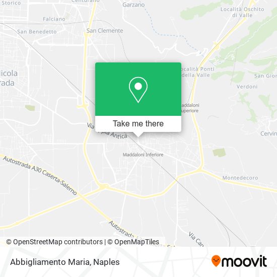 Abbigliamento Maria map