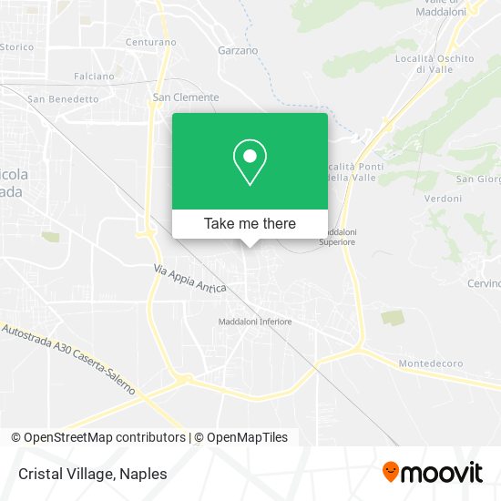 Cristal Village map