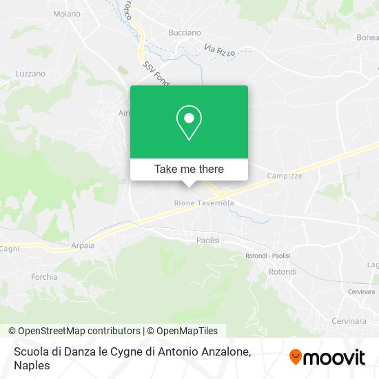 Scuola di Danza le Cygne di Antonio Anzalone map