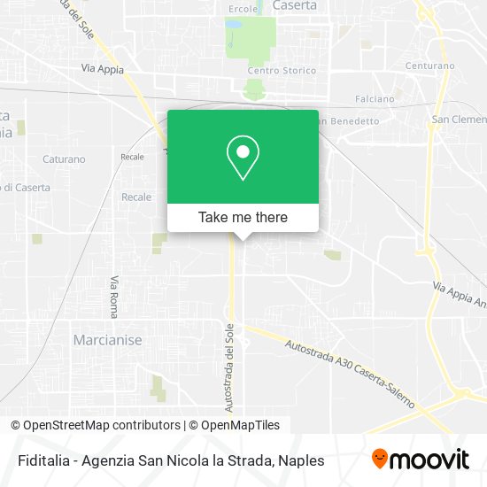 Fiditalia - Agenzia San Nicola la Strada map