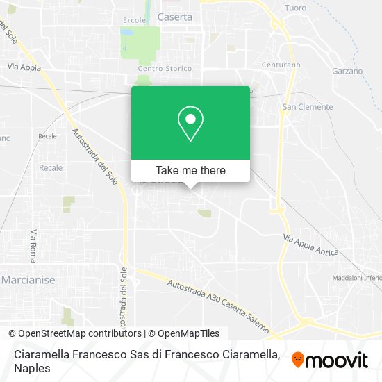 Ciaramella Francesco Sas di Francesco Ciaramella map