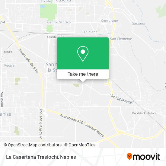 La Casertana Traslochi map