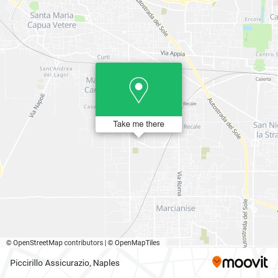 Piccirillo Assicurazio map