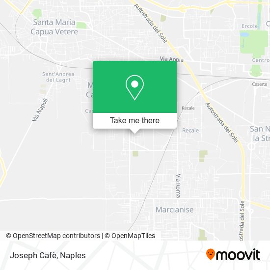Joseph Cafè map