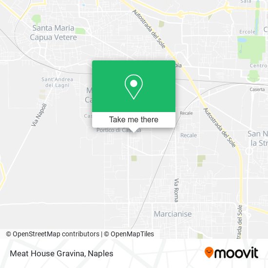 Meat House Gravina map