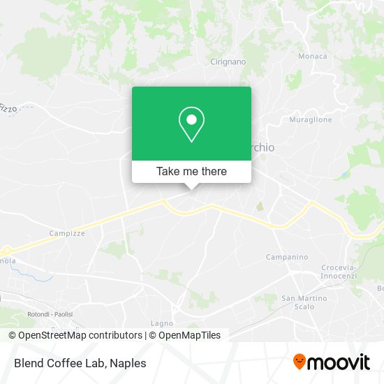 Blend Coffee Lab map