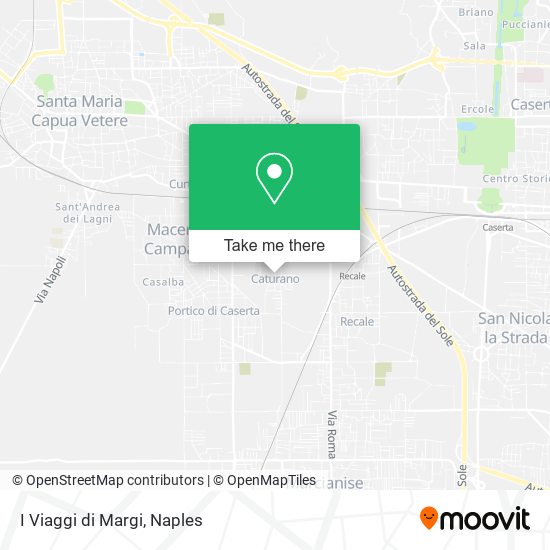 I Viaggi di Margi map