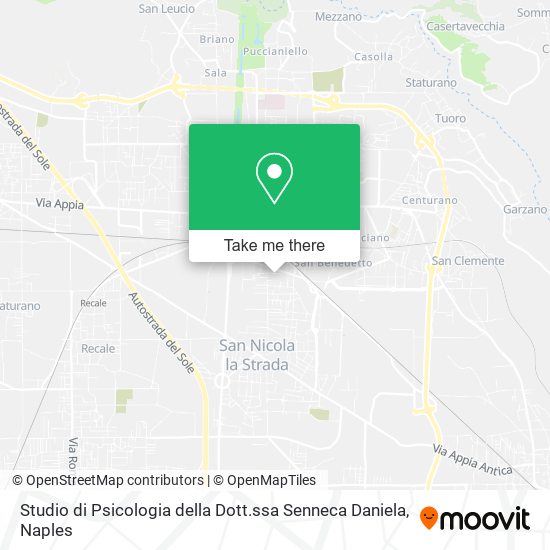 Studio di Psicologia della Dott.ssa Senneca Daniela map