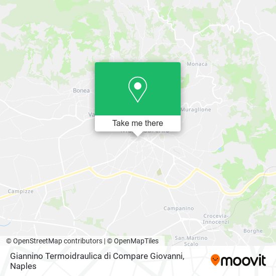 Giannino Termoidraulica di Compare Giovanni map