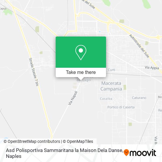 Asd Polisportiva Sammaritana la Maison Dela Danse map