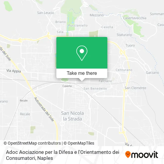 Adoc Aociazione per la Difesa e l'Orientamento dei Consumatori map