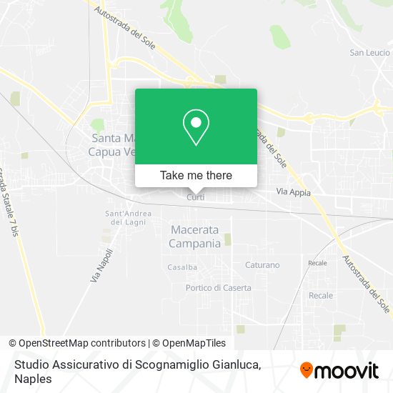 Studio Assicurativo di Scognamiglio Gianluca map