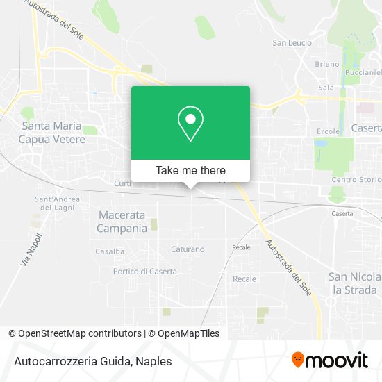Autocarrozzeria Guida map
