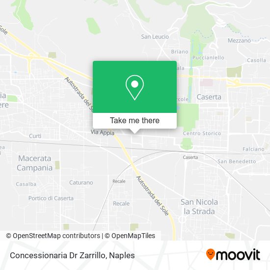 Concessionaria Dr Zarrillo map