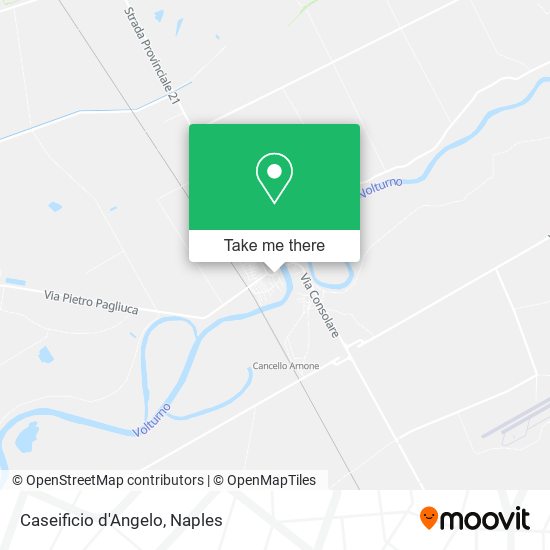 Caseificio d'Angelo map