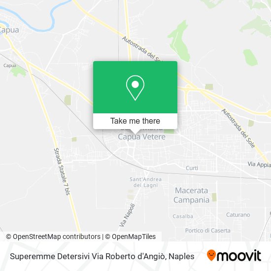 Superemme Detersivi Via Roberto d'Angiò map