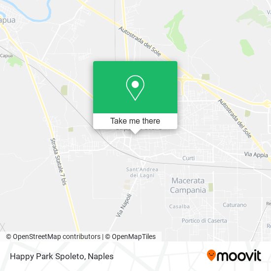 Happy Park Spoleto map