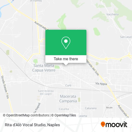 Rita d'Alò Vocal Studio map