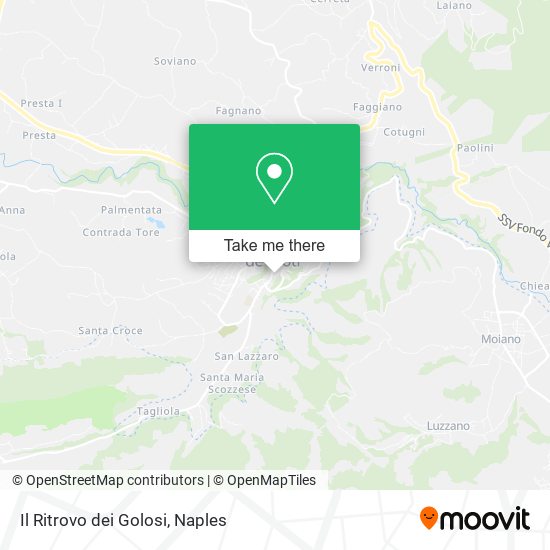 Il Ritrovo dei Golosi map