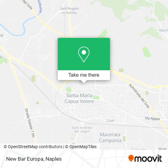 New Bar Europa map