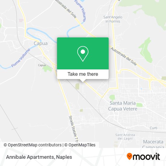 Annibale Apartments map