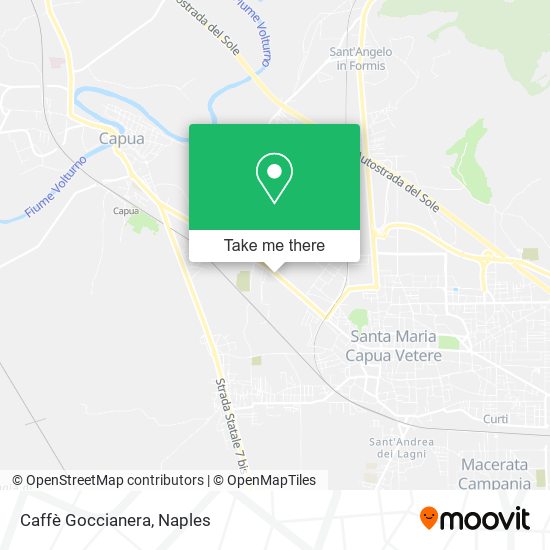 Caffè Goccianera map