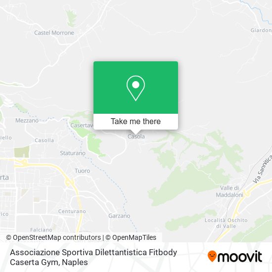 Associazione Sportiva Dilettantistica Fitbody Caserta Gym map