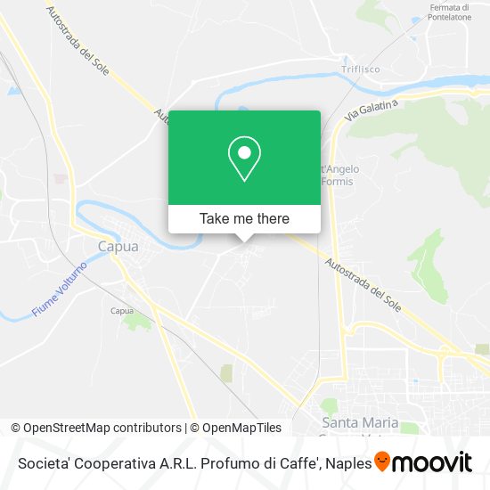 Societa' Cooperativa A.R.L. Profumo di Caffe' map
