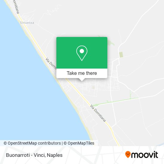 Buonarroti - Vinci map