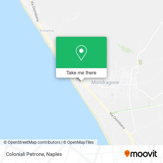 Coloniali Petrone map