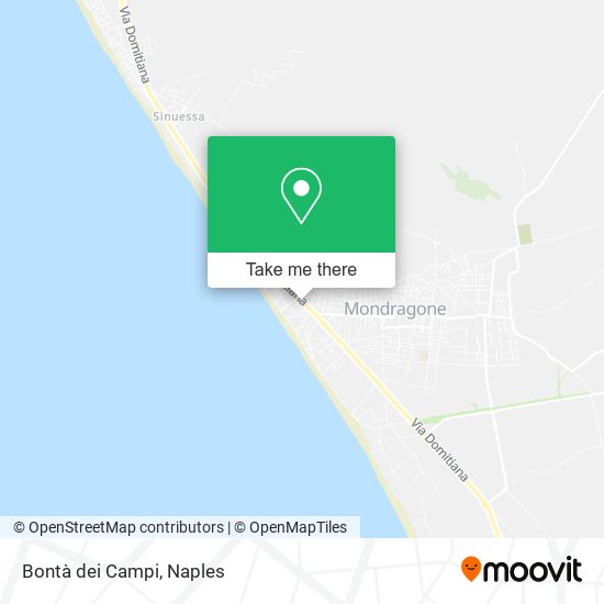 Bontà dei Campi map