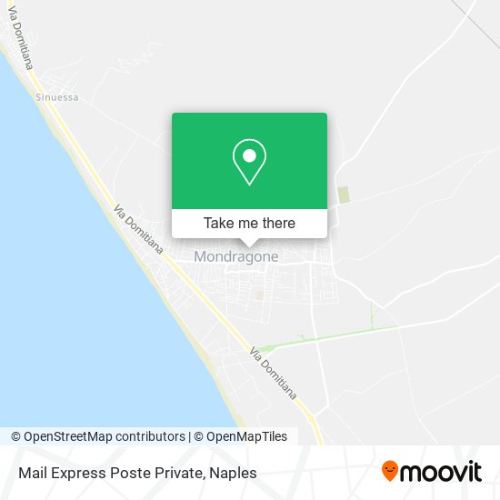 Mail Express Poste Private map