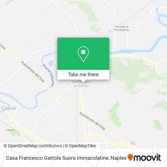 Casa Francesco Gattola Suore Immacolatine map
