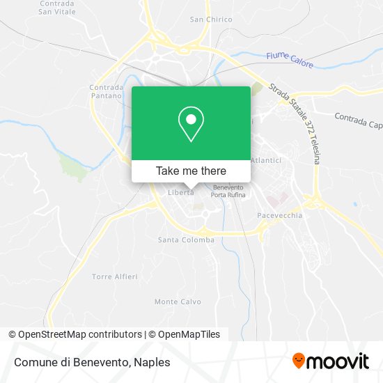 Comune di Benevento map