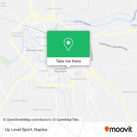 Up Level Sport map