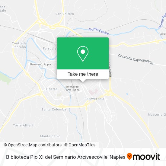 Biblioteca Pio XI del Seminario Arcivescovile map