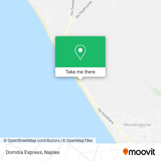 Domitia Express map
