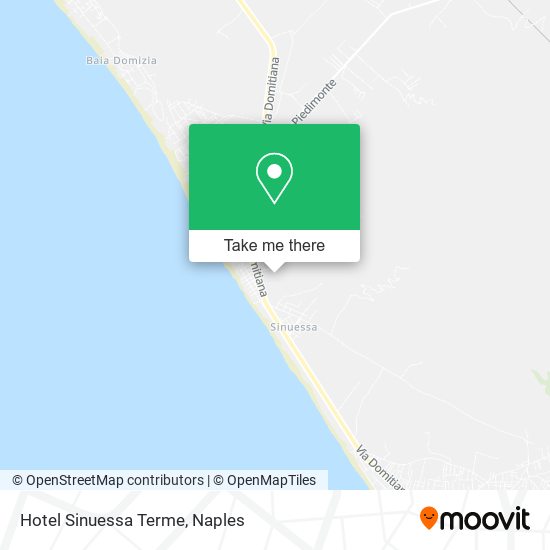 Hotel Sinuessa Terme map