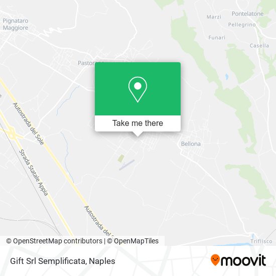 Gift Srl Semplificata map