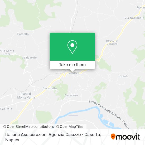 Italiana Assicurazioni Agenzia Caiazzo - Caserta map