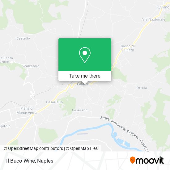 Il Buco Wine map